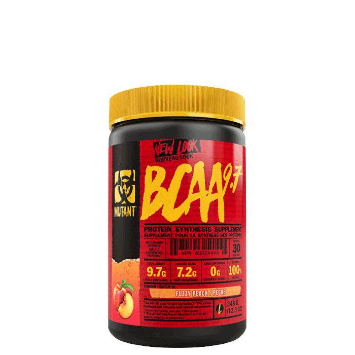 3897-00604_Mutant_BCAA-9.7-30servings_Fuzzy-Peach_april20 3897 00604 Mutant BCAA 9.7 30servings Fuzzy Peach april20