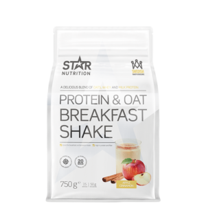 5532 061R Starnutrition ProteinOatBreakfastShake AppleCinnamon 750g Feb20