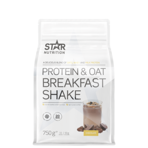 5532 061R Starnutrition ProteinOatBreakfastShake Chocolate 750g Feb20