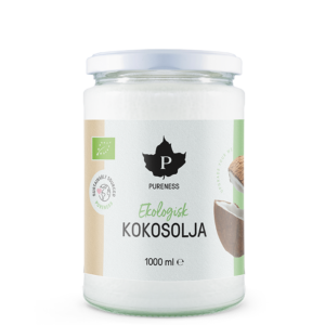 5600018 Pureness Jungfru kokosolja Eko 1000ml feb22