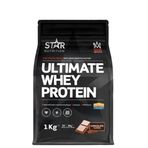 566R Starnutrition UltimateWheyProtein Chocolate 1kg feb20