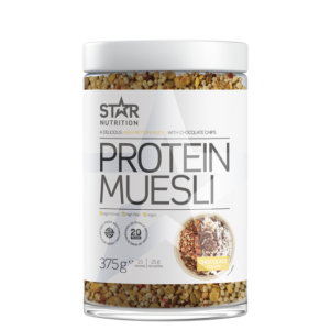 6325 star nutrition Protein muesli chocolate 375g dec20