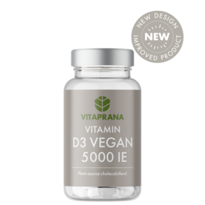 6569 Vegansk Vitamin D3 5000 IE 90kapslar 0223