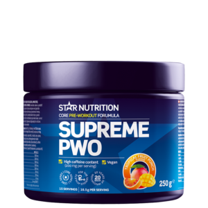 6677R Starnutrition SupremePWO TropicalFruitPunch 250g feb20