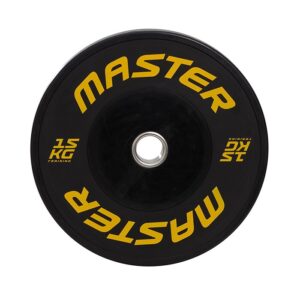 68 500711 master fitness training bumper plate 15 kg 2