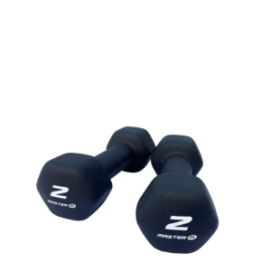 68 50107 2 Master Fitness NeoprenDumbbell 2 kg 1221