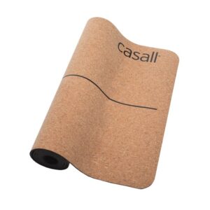 71028 101 casall yoga mat natural cork 5mm natural cork black 1