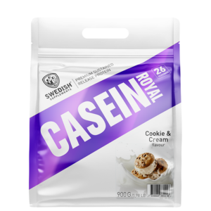 820922R Swedish supplement Slow Casein 900g cookiencream maj23