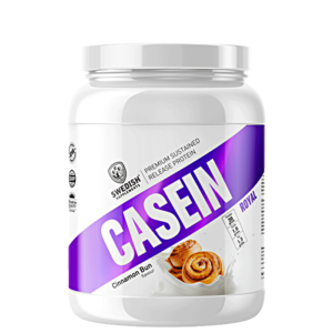 820922R Swedish supplements Slow Casein 900 g cinnamonbun 0620