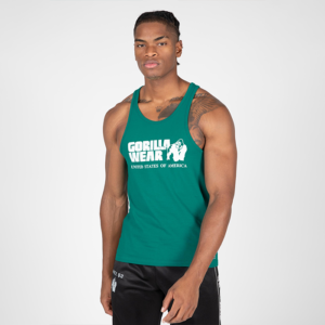 901044400R Gorilla Wear Classic Tank Top Teal Green 01 mars23