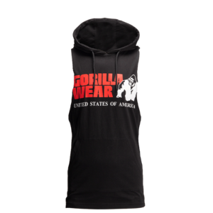 901279000R Gorilla Wear Rogers Hooded Tank Top Black juli20Gorillawear juli20 01