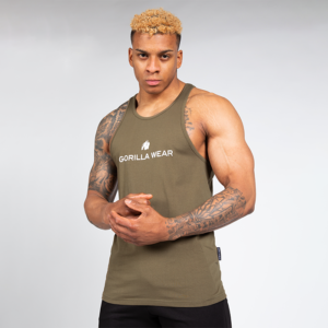 901304000R Gorilla Wear Carter Stretch Tank Top army green 01 0921