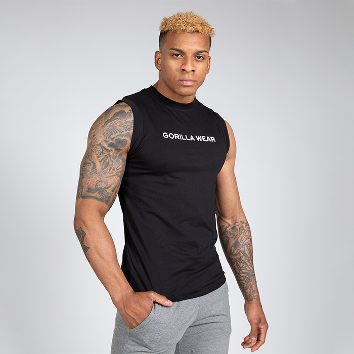 901319000R_Gorilla-Wear_Sorrento-Sleeveless-T-Shirt-black-01_0921 901319000R Gorilla Wear Sorrento Sleeveless T Shirt black 01 0921