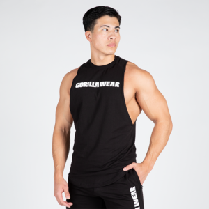 901369000R Gorilla Wear Milo Drop Armhole Tank Top Black 01 0922
