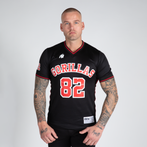 905619050R Gorilla Wear San Mateo T Shirt Black Red 01 0922