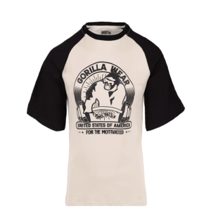 905681200R Gorilla Wear Logan Oversized T Shirt BeigeBlack 0922