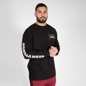 90607900R Gorilla Wear Boise Oversized Long Sleeve Black 01 0821