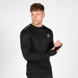 906099000R Gorilla Wear Washington Long Sleeve Black 01 mars23