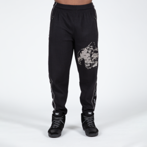 9091009081R Gorilla Wear Buffalo Old School Workout Pants Black Grey 01 0922