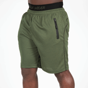 909574091R Gorilla Wear Mercury Mesh Shorts Army GreenBlack 01 nov20