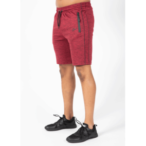 909595000R Gorilla Wear Wenden Track Shorts burgundy red 03 feb21
