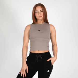 915371200R Gorilla Wear Livonia Crop Top Beige 0922