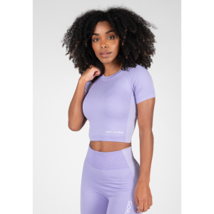 91543770 Gorilla Wear selah seamless crop top lilac 8 01 mars23
