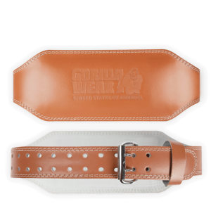 9910790811R GW 6Inch Padded Leather Belt Brown 0921