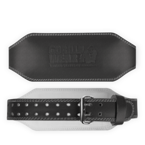 9910790911R GW 6 Inch Padded Leather Belt Black 3 0921