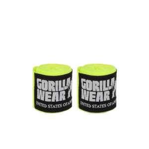 99909200 Gorilla wear boxing hand wraps yellow
