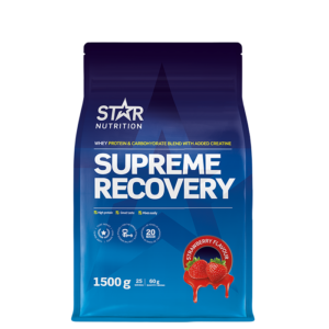 99932 Starnutrition SupremeRecovery Strawberry 1500g mars20