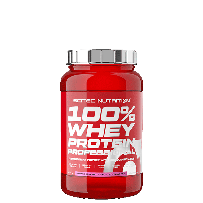 9998-056R_Scitec_100-Whey-Protein-Professional-920g-Strawberry-White-Chocolate_maj22 9998 056R Scitec 100 Whey Protein Professional 920g Strawberry White Chocolate maj22