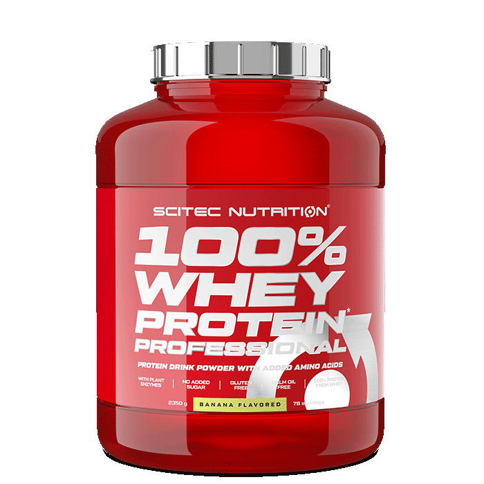 9998-057R_Scitec-Nurition_100-Whey-Protein-Professional-2350g-Banana_maj22 9998 057R Scitec Nurition 100 Whey Protein Professional 2350g Banana maj22