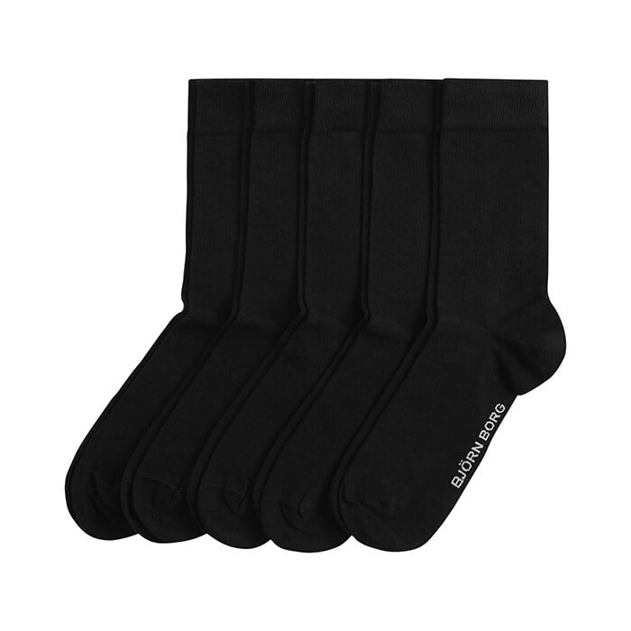 9999 1069 90011 41 45 bjo rn borg 5 pack sock noos essential black 41 45