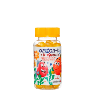 A2120 18 BioSalma Omega3 Dvitamin Barn tuggisar 0621