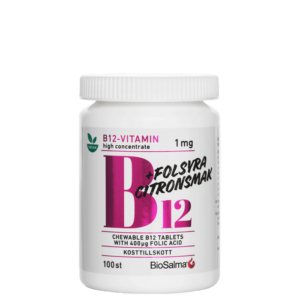 A2120 22 BioSalma b12 vitamin 1mg folsyra 100tab sep20