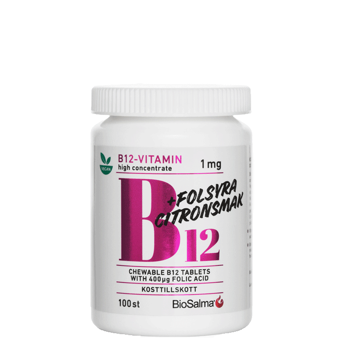 A2120-22_BioSalma_b12-vitamin-1mg_folsyra_100tab_sep20 A2120 22 BioSalma b12 vitamin 1mg folsyra 100tab sep20
