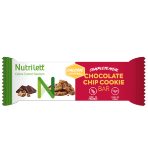 A2500 398 Nutrilett Chocolate Chip Cookie Bar 60g dec20