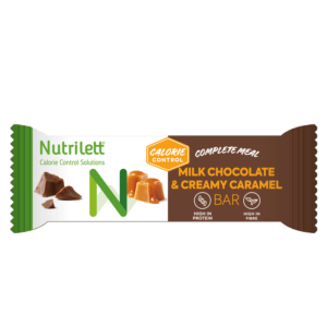 A3331 126 Nutrilett Milkchocolate Creamy Caramel bar 60g dec20