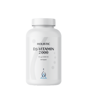 A3331 404 Holistic D3 vitamin 2000IE 360kapslar 0322