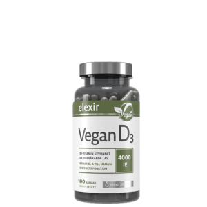 A7725 Elexir Pharma D3 vitamin vegan 100 kapslar juni22