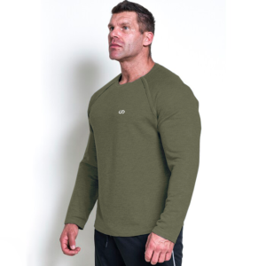 CNG1011 OLV R Chained Thermal Sweat olive juni21 1
