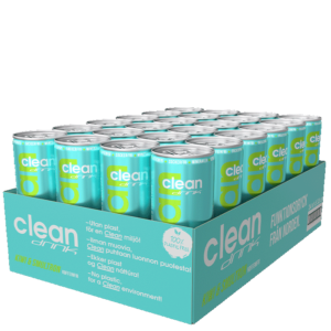 FP23014 Clean Drink 24x330 ml KiwiSmultron koffeinfri aug22