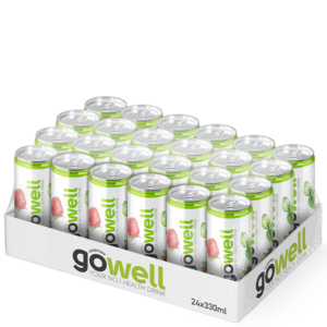 FP51456 1R GoWell Flak GoWell Funktionsdryck 33cl raspberry strawberry mint 23