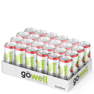 FP51456 1R GoWell Flak GoWell Funktionsdryck 33cl strawberry lime 23