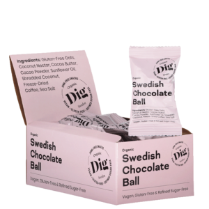 FPA5882 43 Organic Swedish Chocolate Ball 16x25g mars21