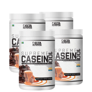 SETDELTACASEINBIG Delta nutrition 4 x Supreme Casein 100 900 g 0121