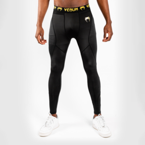VENUM 03727 126R Venum G Fit Compression Tights Black Gold 01 0522