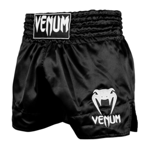 VENUM 03813 108 R Venum Muay Thai Shorts Classic Black White 01 1020