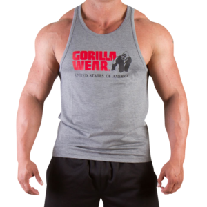 classic tank top grey melange gorilla wear 1
